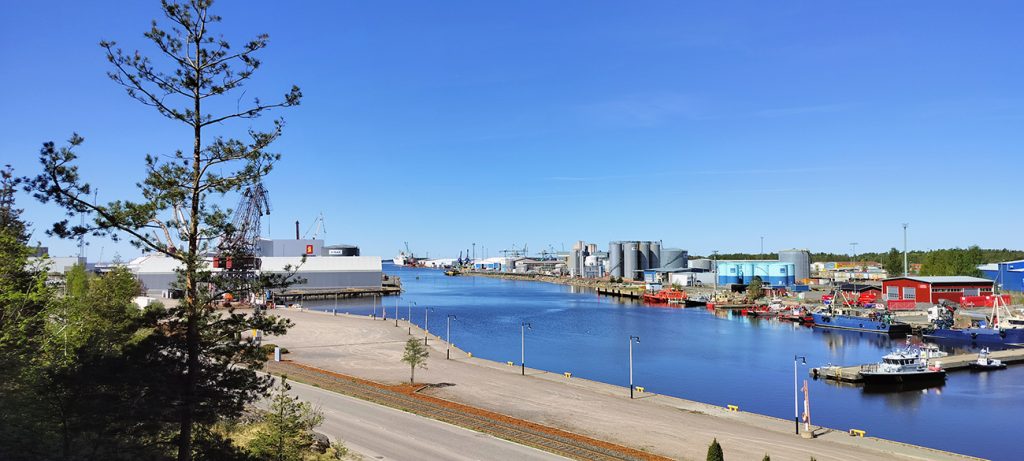 Landscape from the port of Rauma