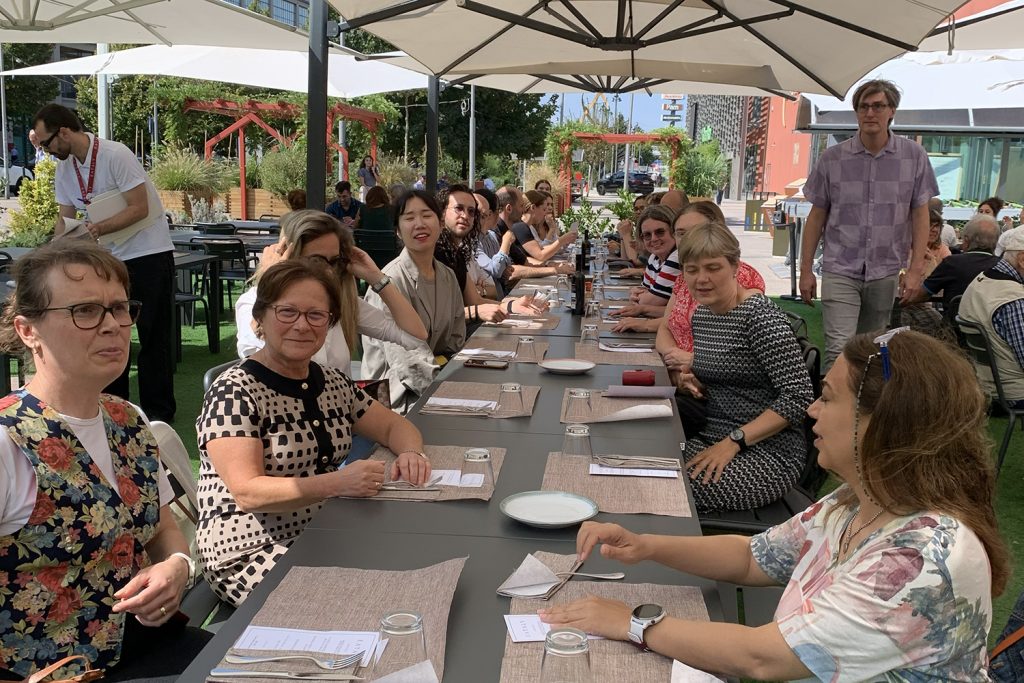 Lounastauko STOP-projektin kokouksessa.