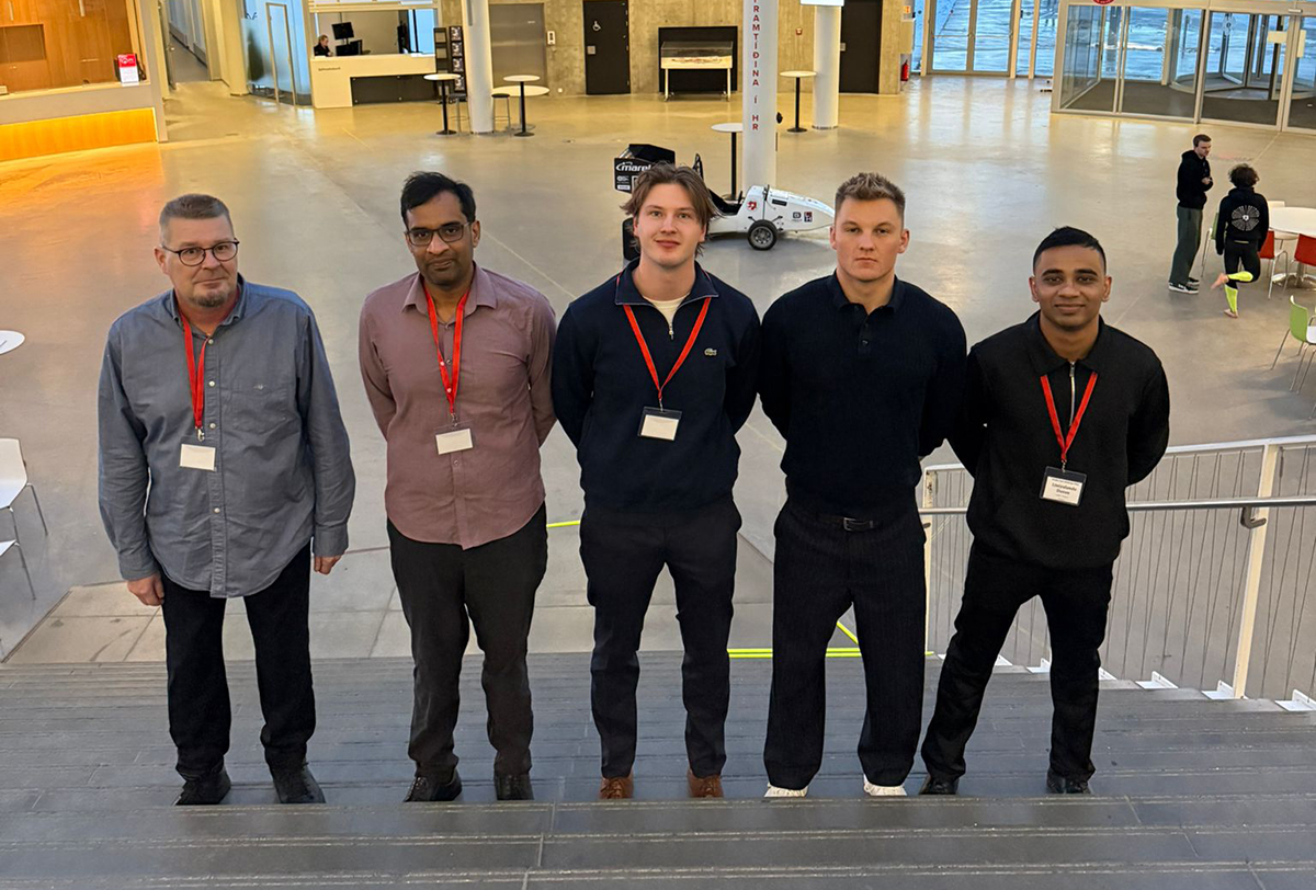 Team Sisu Solutions represents SAMK at the Nordic Case Challenge competition in Reykjavík